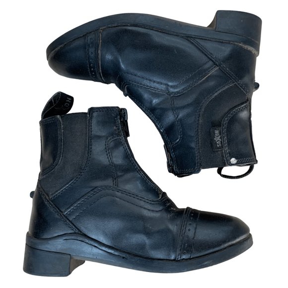 Saxon 'Syntovia' Paddock Boots in Black - 12 - Picture 4 of 6